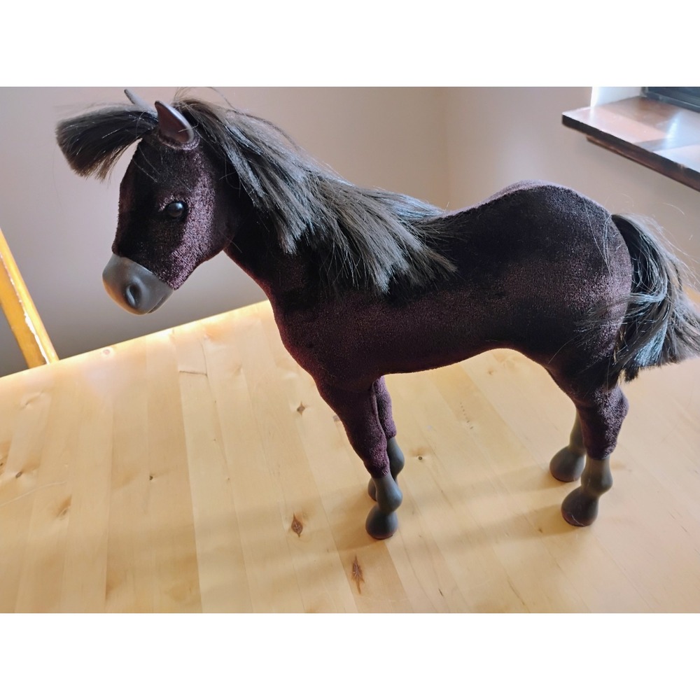 American Girl Doll Felicity's Dark Brown 13"Pony Foal Horse Patriot Retired